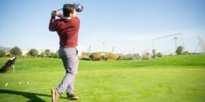 Man Playing Golf - Golf Swing Training